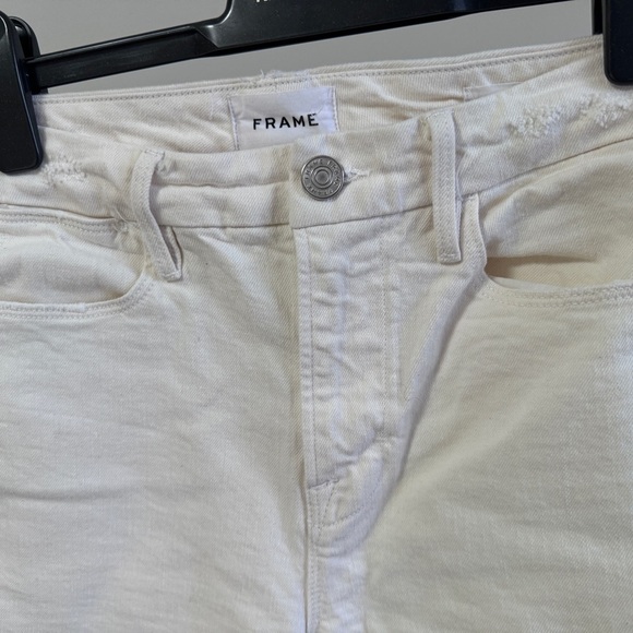 FRAME High Waist Straight Cotton Jeans in Size 26 - Picture 15 of 17